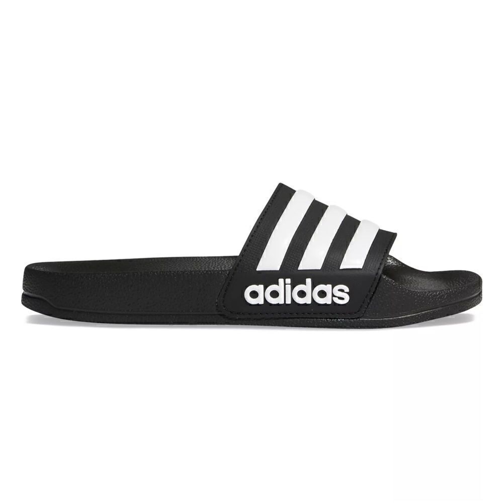 Adidas Adilette Shower K Black/White NWT IN BOX